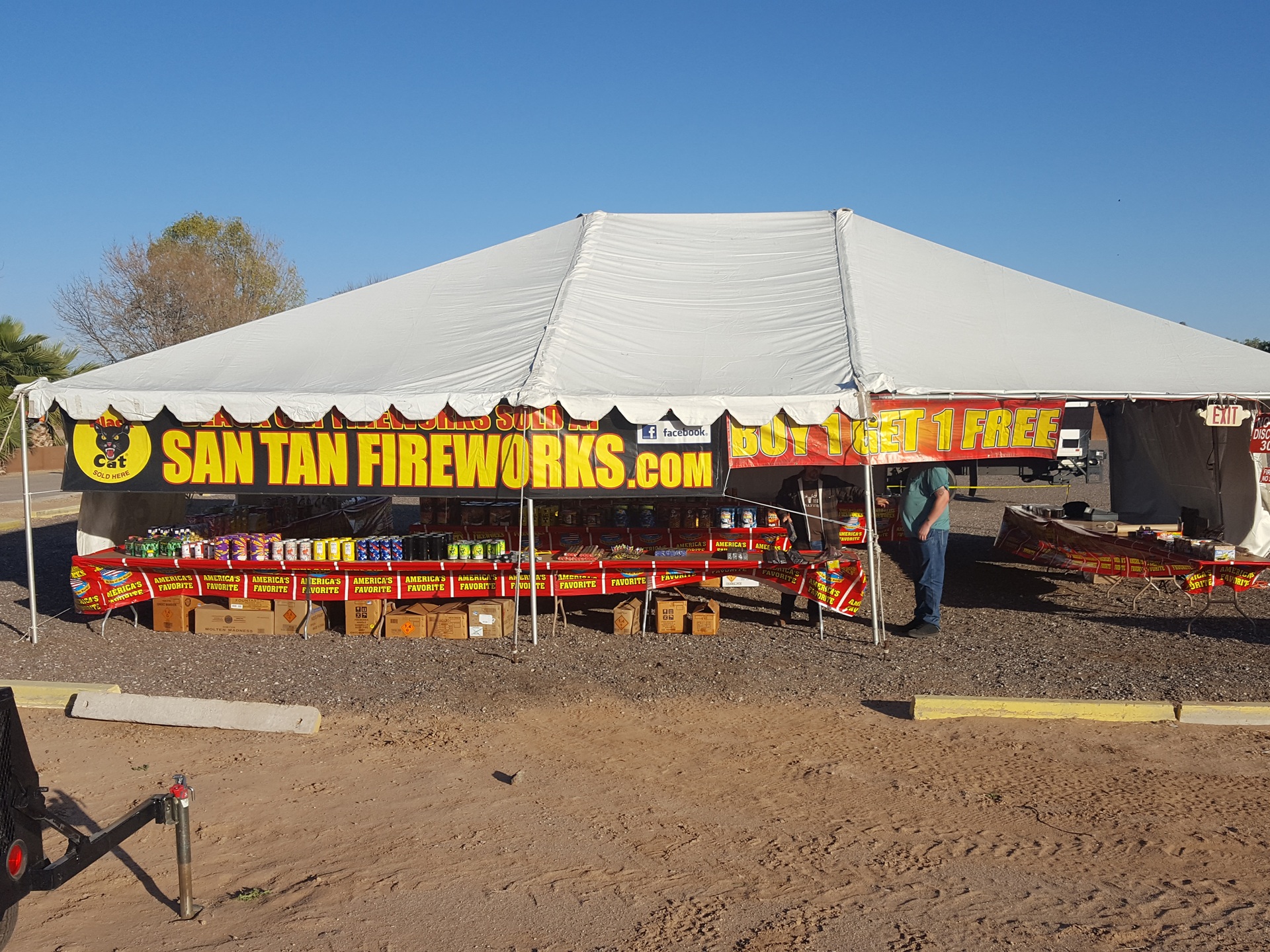 San Tan Fireworks location 5
