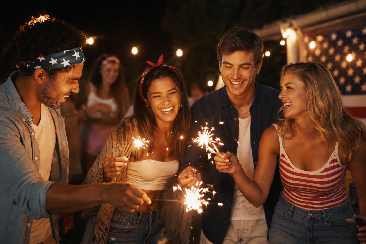 Sparklers celebration
